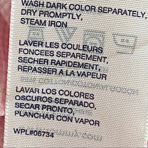 Tommy Hilfiger Pink Gingham Print Dress Shirt | 16 - Picture 8 of 11